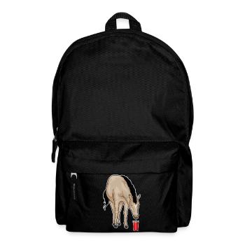 Pferd Becher to go - Rucksack - Schwarz - Vorne