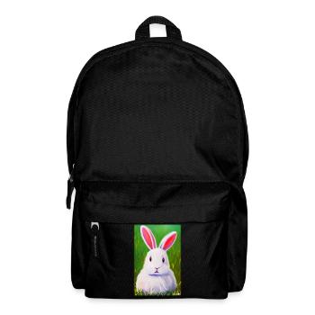 Rabbit Easter Easter Pet Easter Holiday - Backpack - black - Front