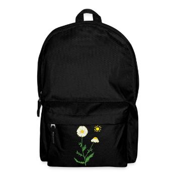 Chamomile with sun - Backpack - black - Front