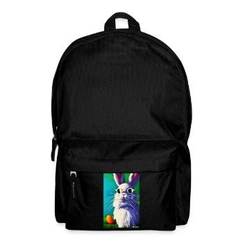 Pâques Lunettes de soleil lapin Pâques Pâques Fête - Sac à dos - noir - Devant