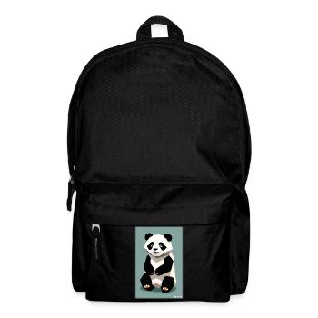 Panda Polygone Sauvage Panda Ours Sauvage Zoo Animal - Sac à dos - noir - Devant