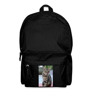 Katze Kätzchen Poster Katzenposter - Rucksack - Schwarz - Vorne