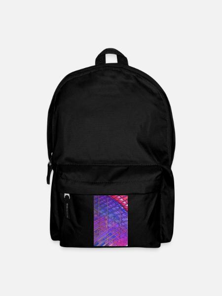 Formen und Muster - Rucksack - Schwarz