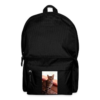 Katze  - Rucksack - Schwarz - Vorne