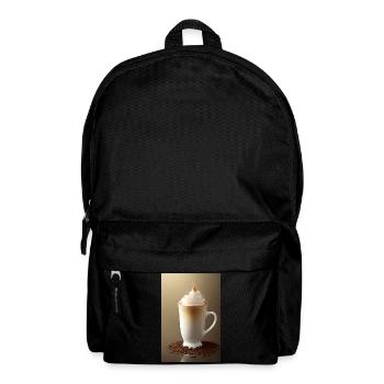 Coffee, coffee beans - Backpack - black - Front