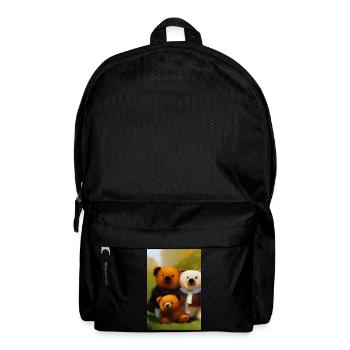 Teddy bear - Backpack - black - Front