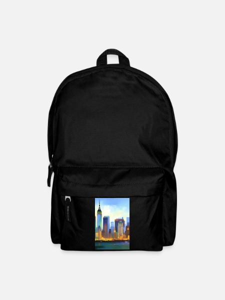 New York City Skyline - Rucksack - Schwarz