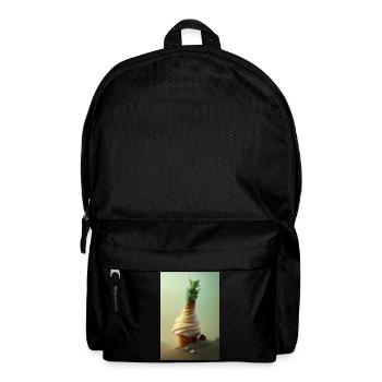 Eiscreme - Rucksack - Schwarz - Vorne