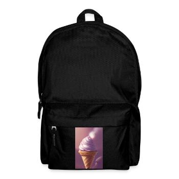 Eiscreme - Rucksack - Schwarz - Vorne
