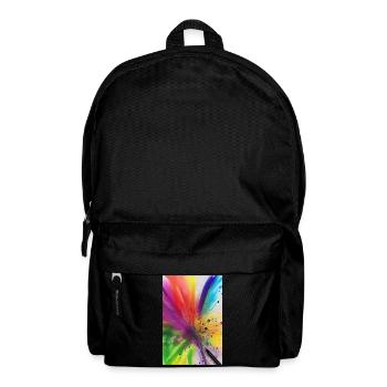 Splashes of color - Backpack - black - Front
