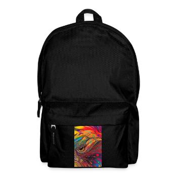 Abstrakte Kunst - Rucksack - Schwarz - Vorne