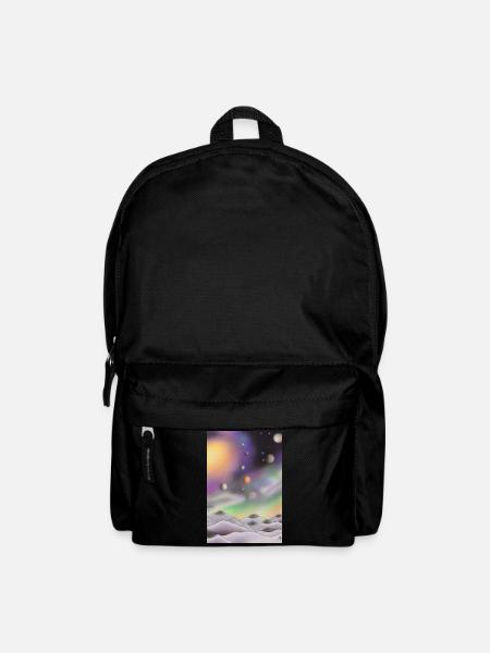 Espace et planètes - Sac à dos - noir