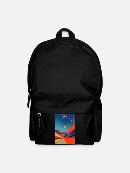 Abstrakte Kunst - Rucksack - Schwarz