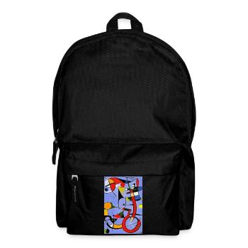 Abstract art - Backpack - black - Front