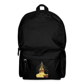 Stupa von Swayambhunath Kathmandu Nepal Buddhismus - Rucksack - Schwarz - Vorne