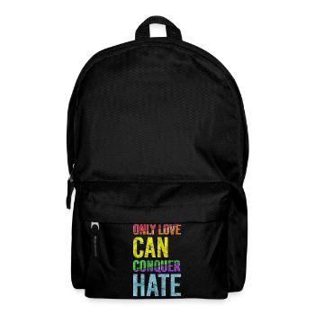 Herz Romantik Herzen Familie - Rucksack - Schwarz - Vorne