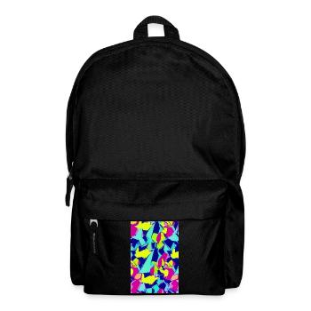 Retro Pattern Colorful - Backpack - black - Front