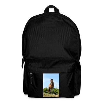 Pferd Pferdeposter - Rucksack - Schwarz - Vorne