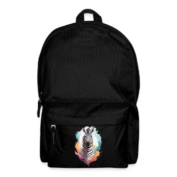 Zèbre - Sac à dos - noir - Devant