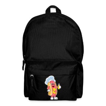 Hotdog Koch Senf Kochen - Rucksack - Schwarz - Vorne