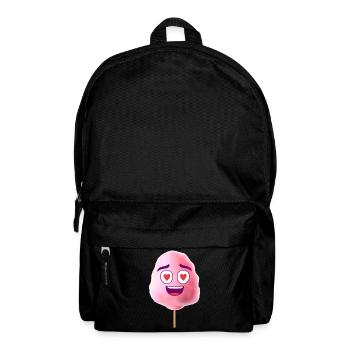 Cotton candy pink - Backpack - black - Front