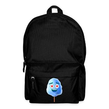 Cotton candy blue - Backpack - black - Front