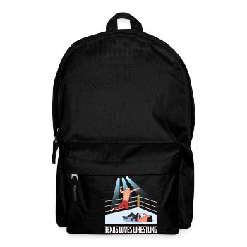 Texas wrestling design for proud Texas fans - Backpack - black - Front