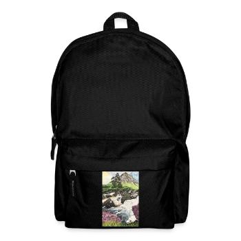 Iceland Kirkjufell Travel Hiking Iceland Volcano - Backpack - black - Front
