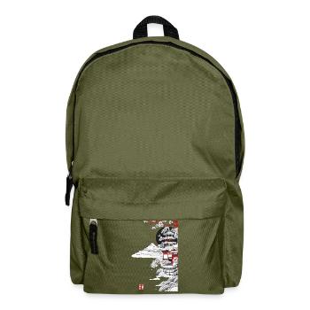 Japanese Temple - Backpack - olive green - Front