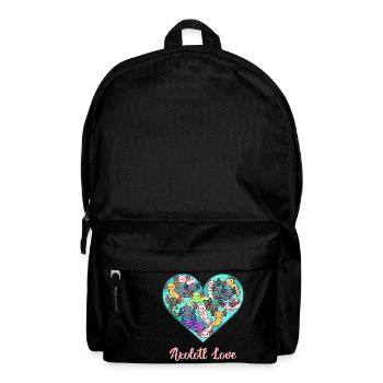Axolotl Love All Kinds Design für Axolotl Fans - Rucksack - Schwarz - Vorne