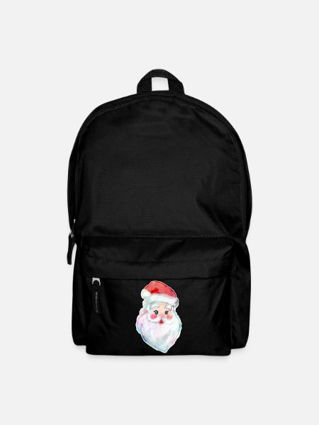 Kawaii Weihnachtsmann - Rucksack - Schwarz