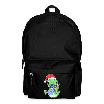 Bébé Lézard Noël - Sac à dos - noir - Devant