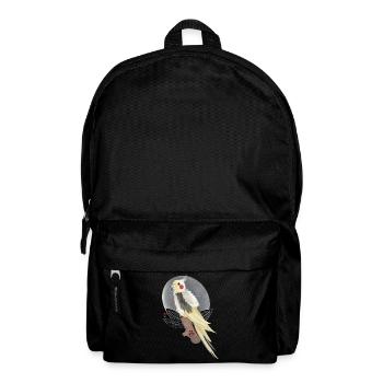 illustration de cacatoès calopsitte - Sac à dos - noir - Devant
