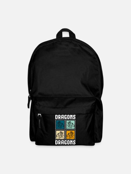 Fantasy Mythologie Stärke Tattoo - Rucksack - Schwarz
