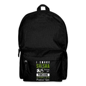 Wasserpfeife Rauch Türkisch Smoken - Rucksack - Schwarz - Vorne