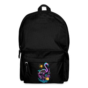 Flamingo Pineapple Fruits - Backpack - black - Front