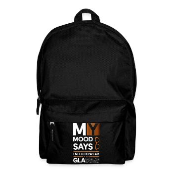 Lunettes Accessoire Ophtalmologiste Mauvaise Vision - Sac à dos - noir - Devant