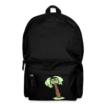 DJ Palm Tree Holiday Beach Summer Holiday Tree Party - Backpack - black - Front