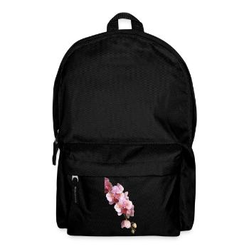 Phalaenopsis Cygne Fard à joues Fleurs d’orchidée pélorique - Sac à dos - noir - Devant
