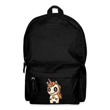 Einhorn Halloween Zombie - Rucksack - Schwarz - Vorne