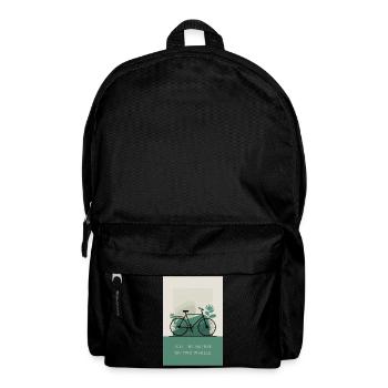 Feel the Nature on Two Wheels - Backpack - black - Front