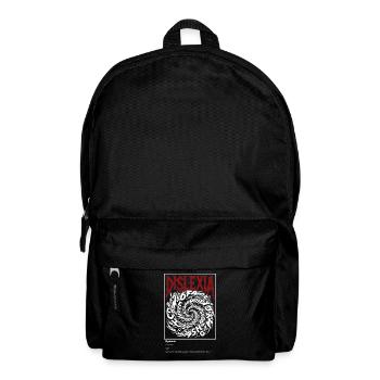 Dyslexia Awareness Spiral Design - Backpack - black - Front
