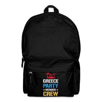 Greece Party Crew - Backpack - black - Front