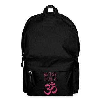 No Place Like Yoga - Backpack - black - Front