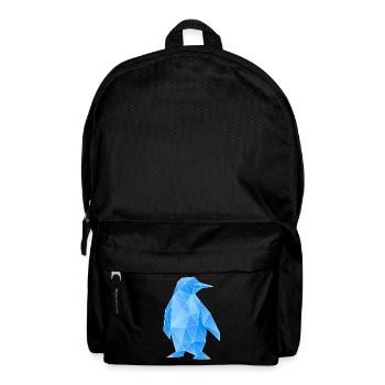 Diamant Pinguin Geometrisches Design - Rucksack - Schwarz - Vorne