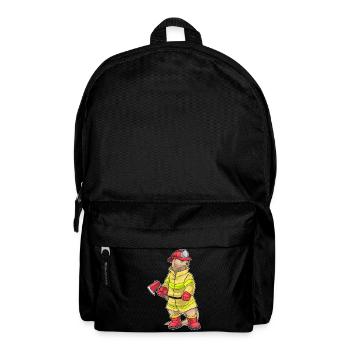 Otter Feuerwehrmann Axt Feuerwehr - Rucksack - Schwarz - Vorne