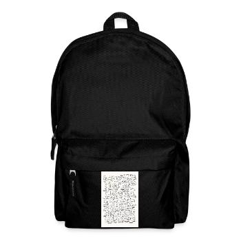 Retro Maze - Backpack - black - Front