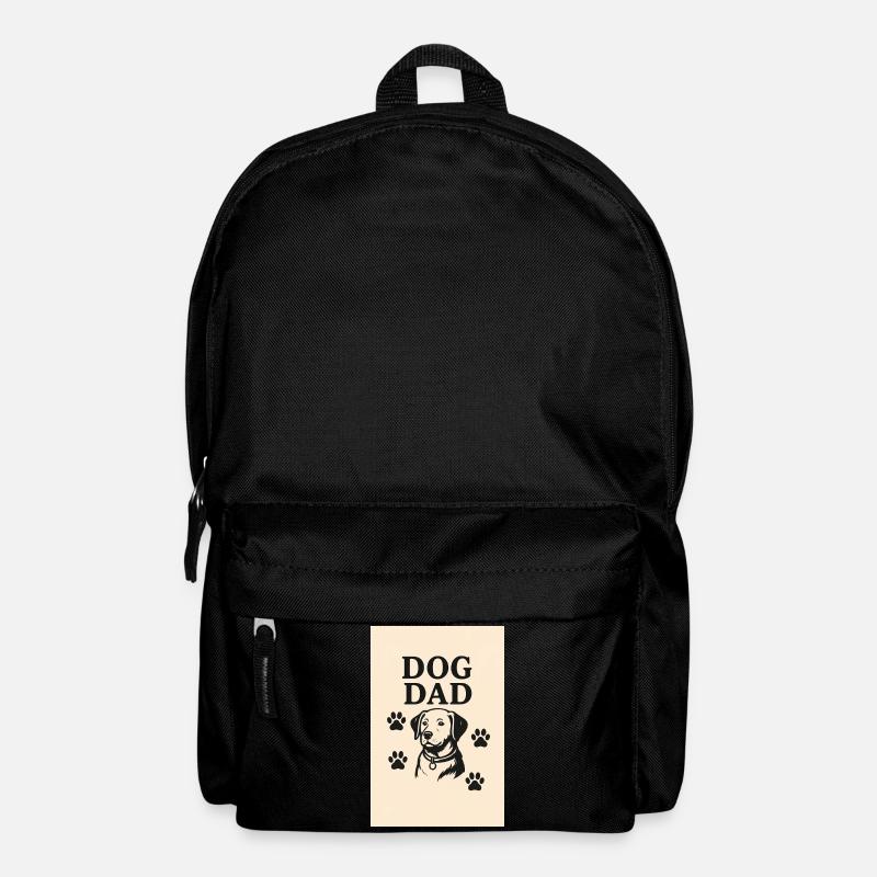 Papa chien - Sac à dos - noir