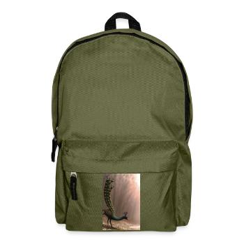 Conception de créatures fantastiques avec un animal fantastique - Sac à dos - vert olive - Devant