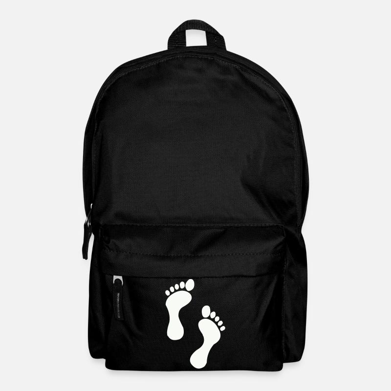 Kleine Füße, große Träume - Rucksack - Schwarz